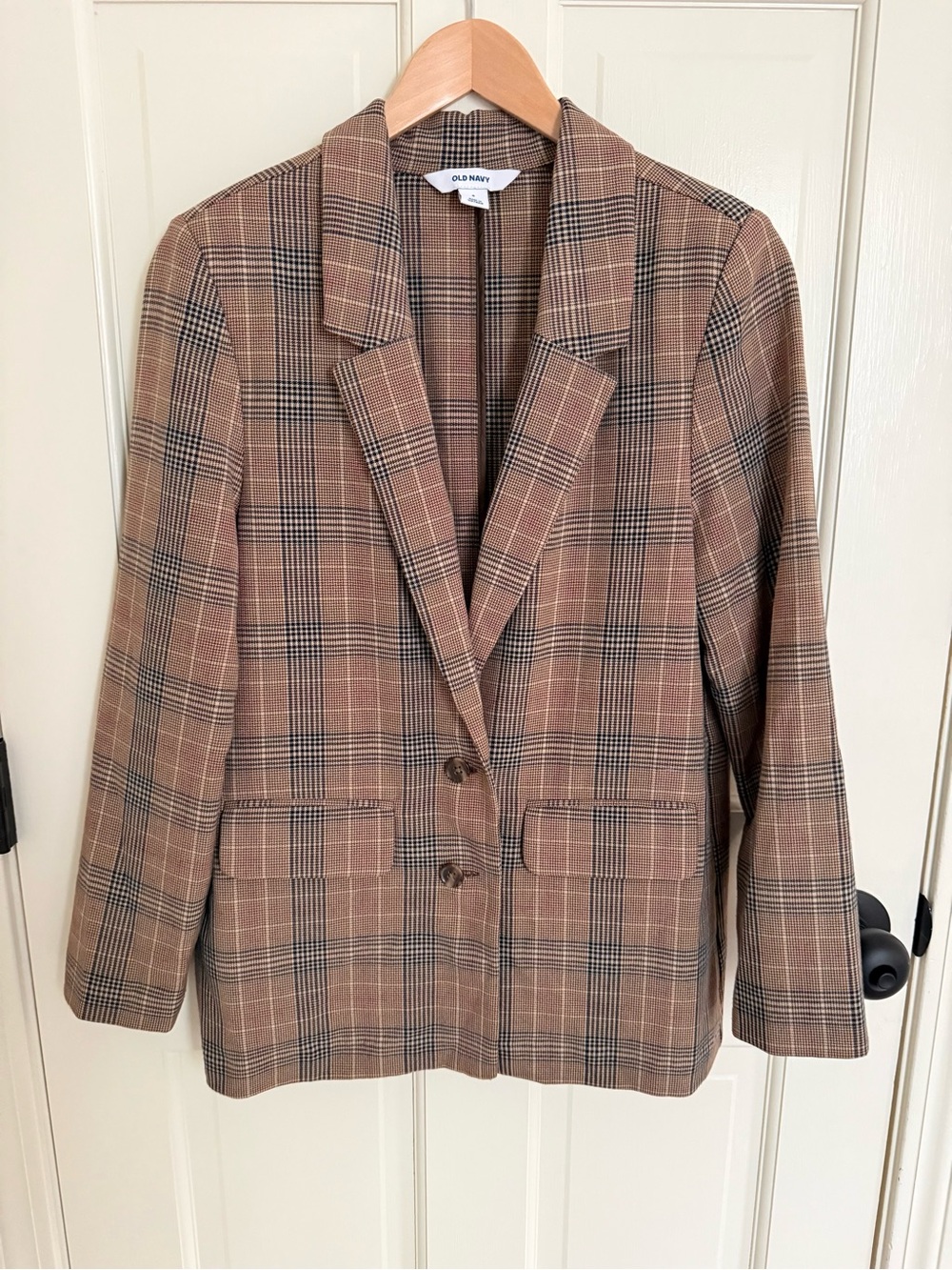 Women’s Brown Plaid Fall Blazer